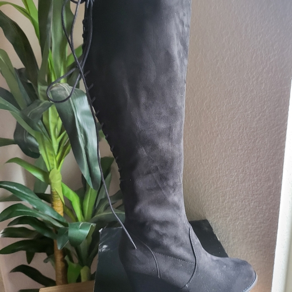 Torrid over the knee sued leather boots size 12W - Picture 2 of 5